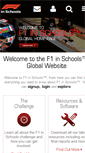 Mobile Screenshot of f1inschools.com