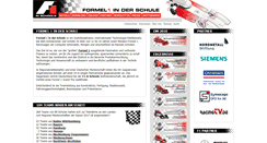 Desktop Screenshot of f1inschools.de